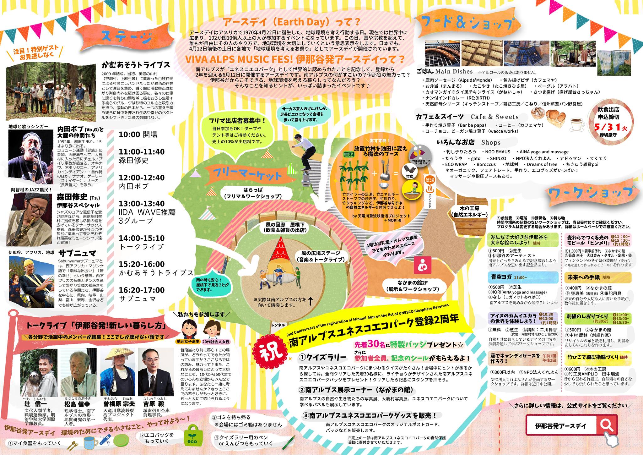 6/12　伊那谷発アースデイ＠かざこし子どもの森公園