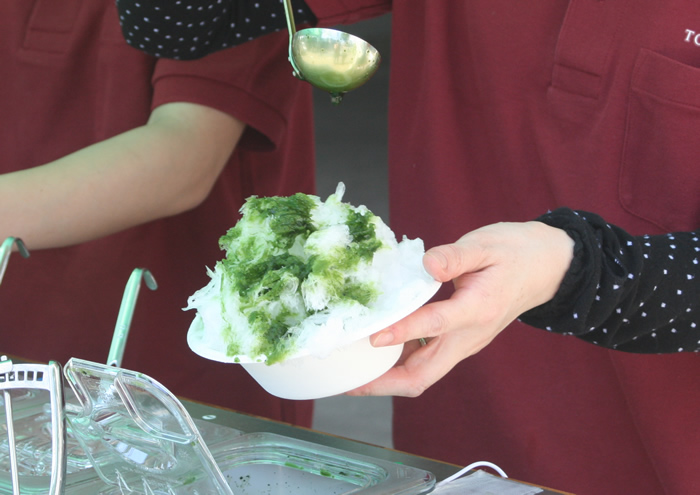 7月14日（土）てくてく店頭で削氷生シロップのかき氷が食べられます！